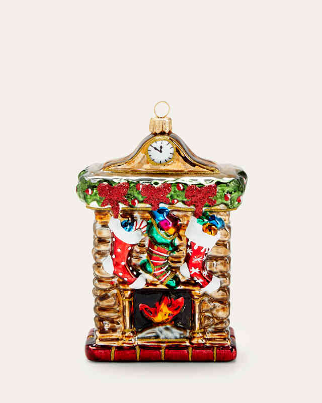 Fireplace Christmas Ornament
